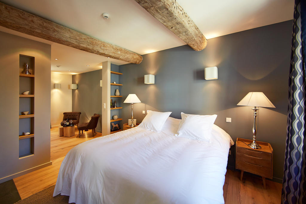 Les Chambres De L'Oustalet, Chambres D'Hotes Et Restaurant Etoile Gigondas Zimmer foto